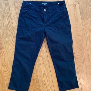 Navy Blue Capri Pants